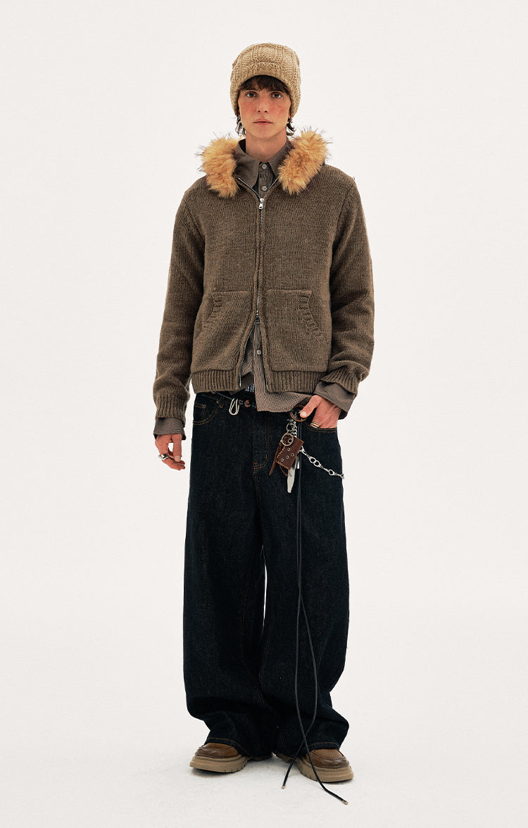 MADWITCH WOOL HOOD CARDIGAN #27428