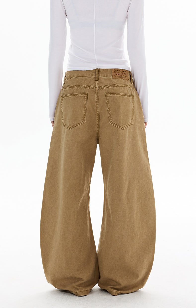 MADWITCH DECONSTRUCTED WASHED WIDE PANTS #DR7701