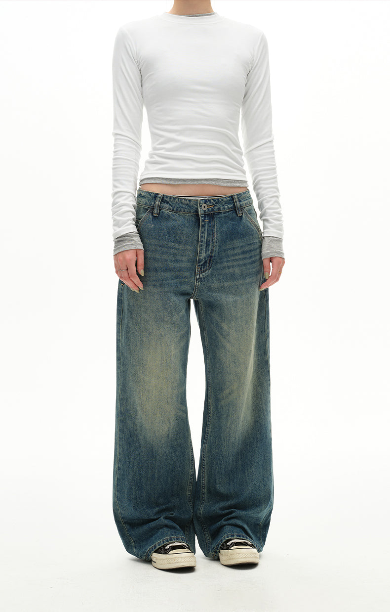 MADWITCH VINTAGE STRAIGHT DENIM #CK5525