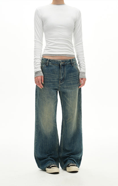 MADWITCH VINTAGE STRAIGHT DENIM #CK5525