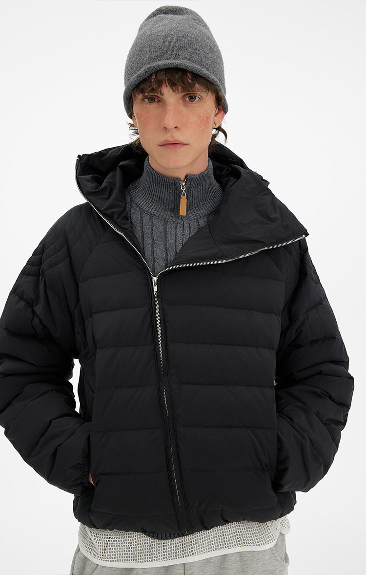 MADWITCH ZIP HOODED PUFFER JACKET #8929-50