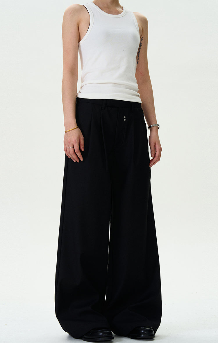 MADWITCH CASUAL STRAIGHT LEG TROUSERS #CK6619