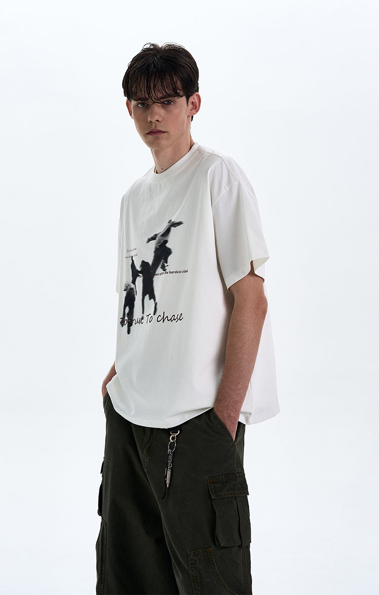 MADWITCH STREET STYLE PRINT TEE #RT196
