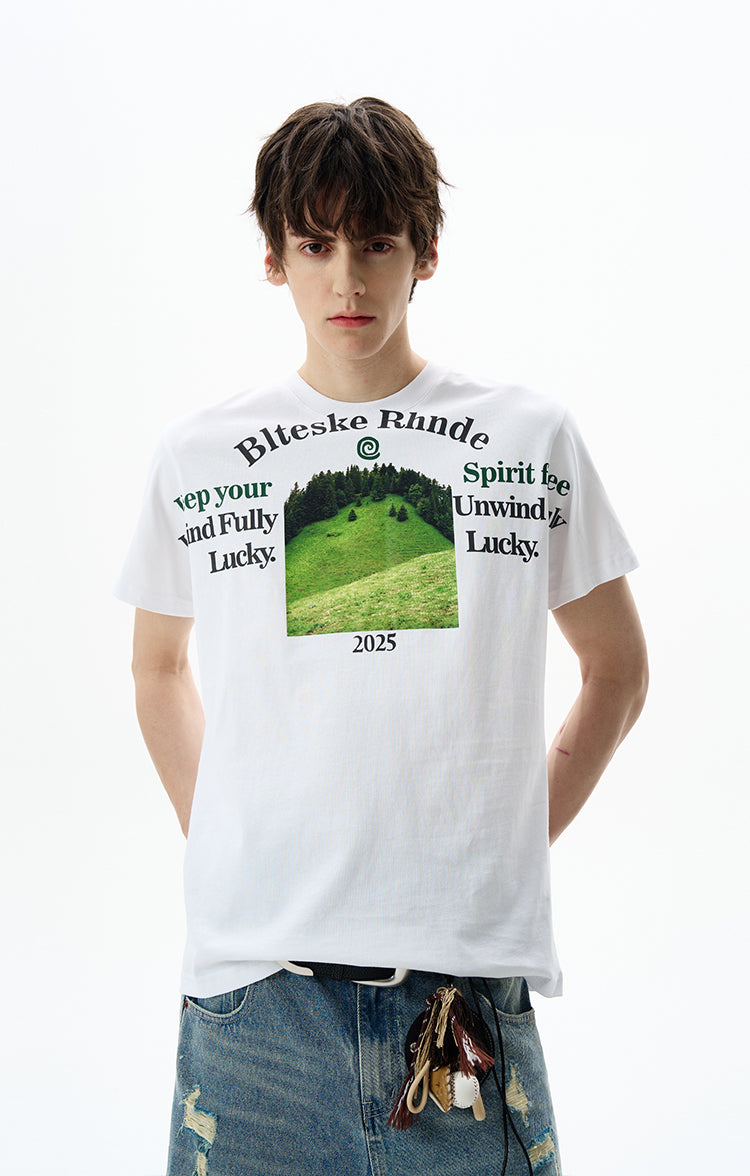 MADWITCH BOXY CROPPED TEE #L893