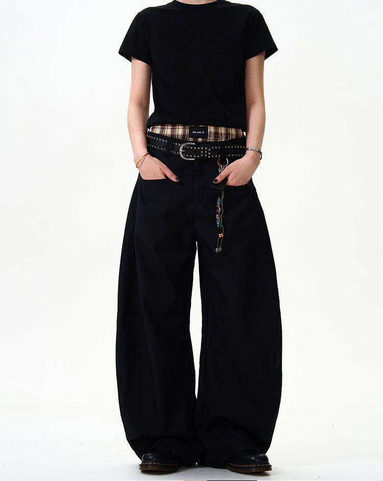 MADWITCH SLIM FIT CURVED CUT DRESS PANTS #CK6586