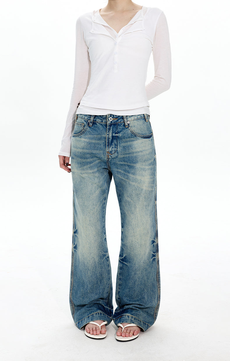 MADWITCH STONE FLARE DENIM #GPC5533N