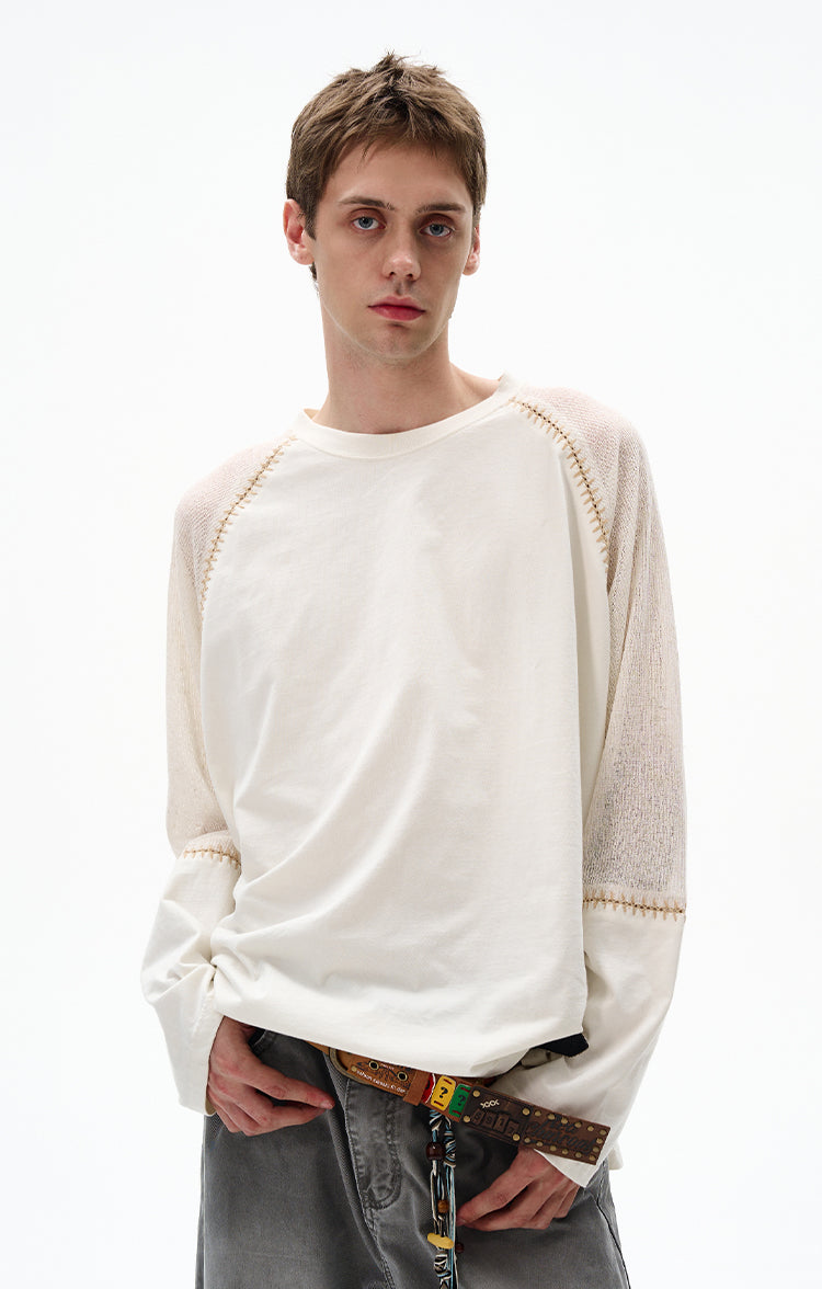 MADWITCH CONSTRUCTION KNIT TOP #OY2516