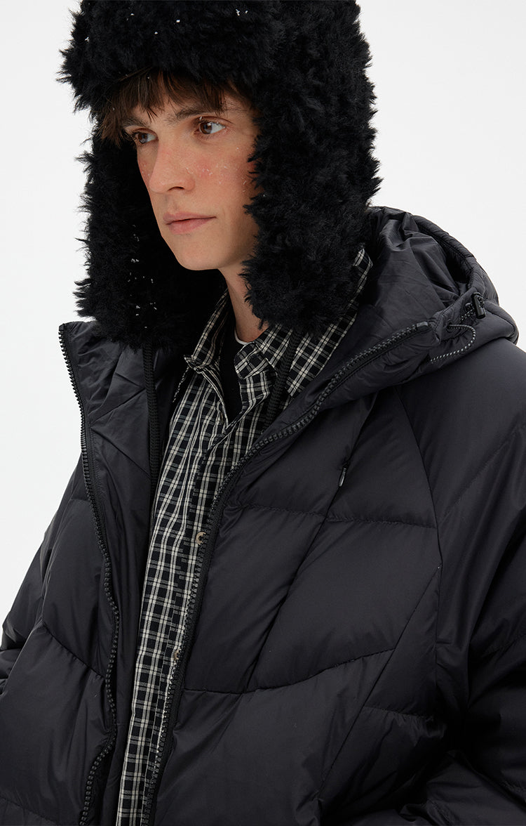 MADWITCH MINIMAL HOODED DOWN JACKET #N1726