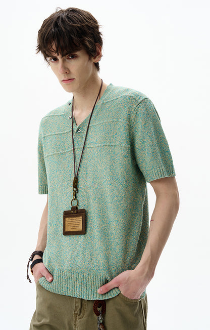 MADWITCH ELEGANT V-NECK TEE #YF897