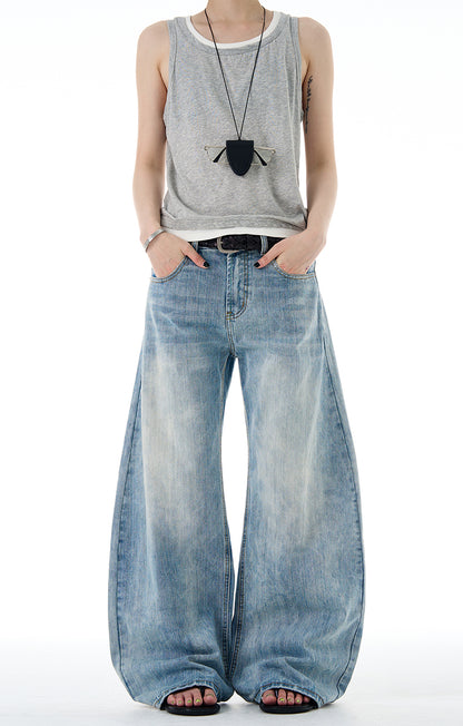 MADWITCH CLASSIC WIDE LEG DENIM #G6669-1