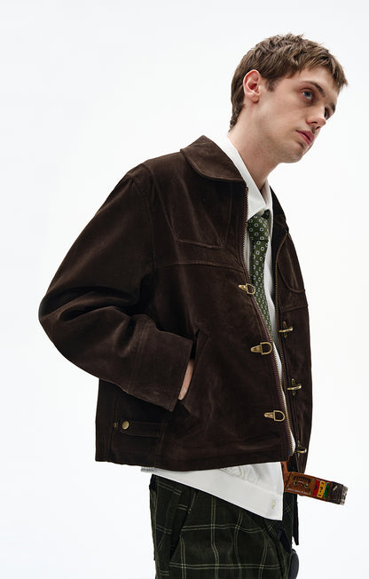 MADWITCH UNISEX PATCHWORK RETRO JACKET #MD256081