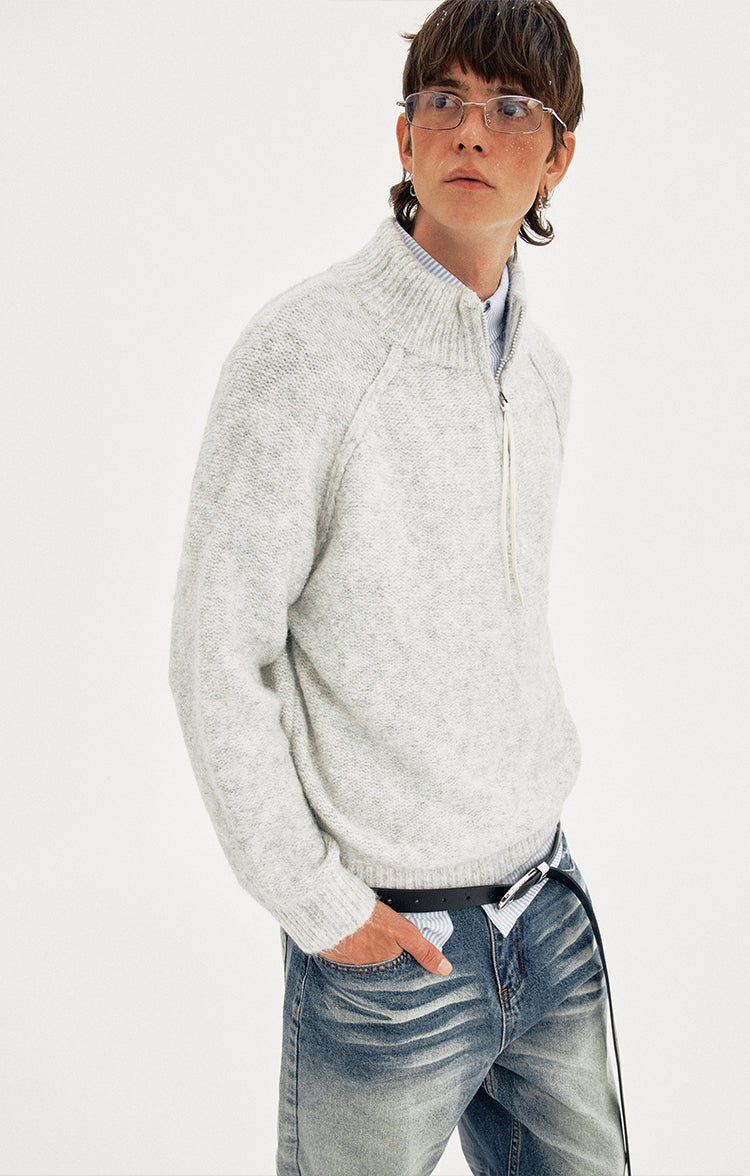 MADWITCH SPLIT NECK SWEATER #MFY238