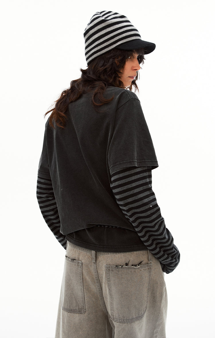 MADWITCH FAUX LAYER TEE #AW26049