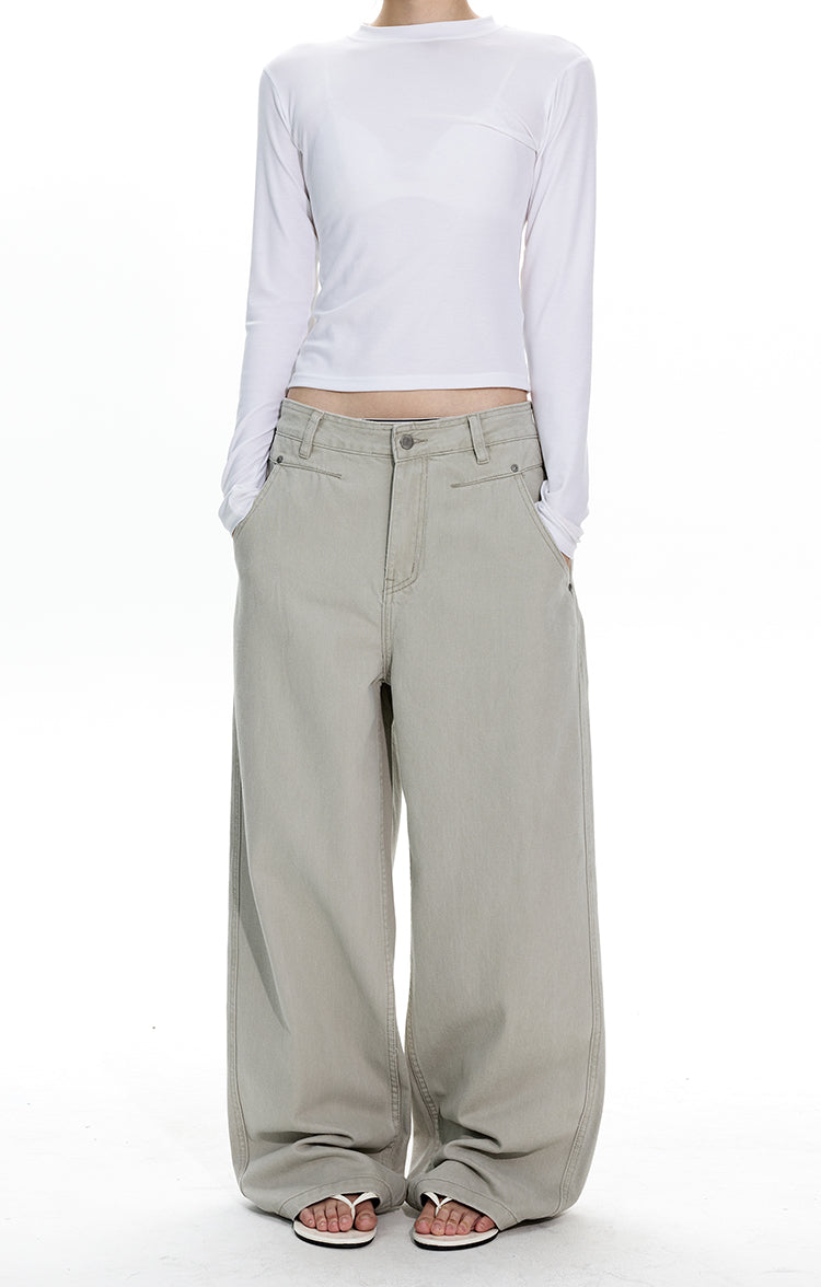 MADWITCH DECONSTRUCTED RELAXED FIT JEANS #CK3599