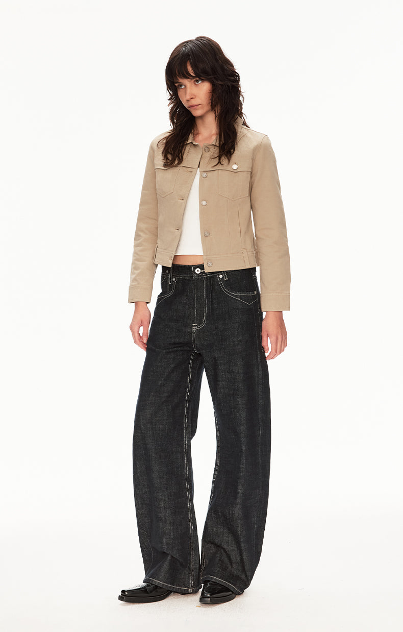 MADWIT VINTAGE RAW WIDE JEANS #GPC9782