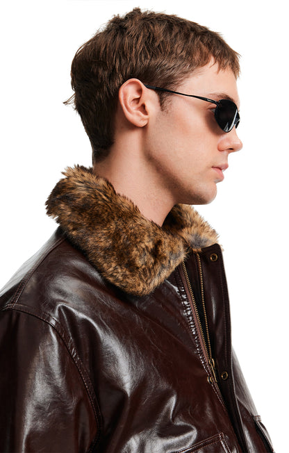 MADWITCH UTILITY FUR COAT #AK085