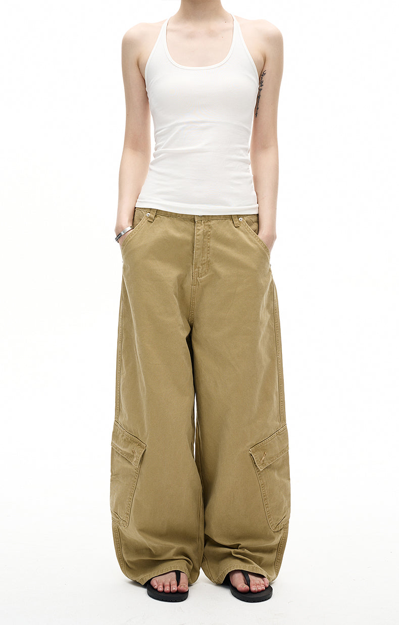 MADWITCH VINTAGE WASHED CARGO PANTS #4670