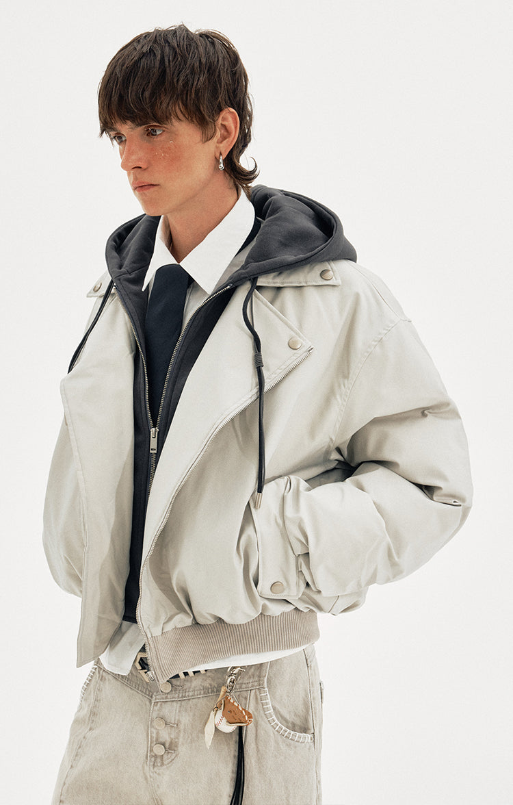 MADWITCH FAUX CROP PARKA #M068