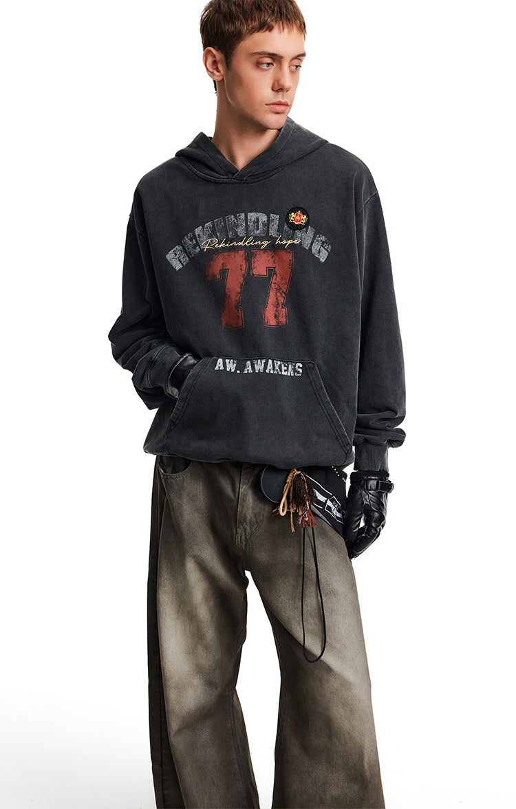 MADWITCH VINTAGE LOGO HOODIE #25119