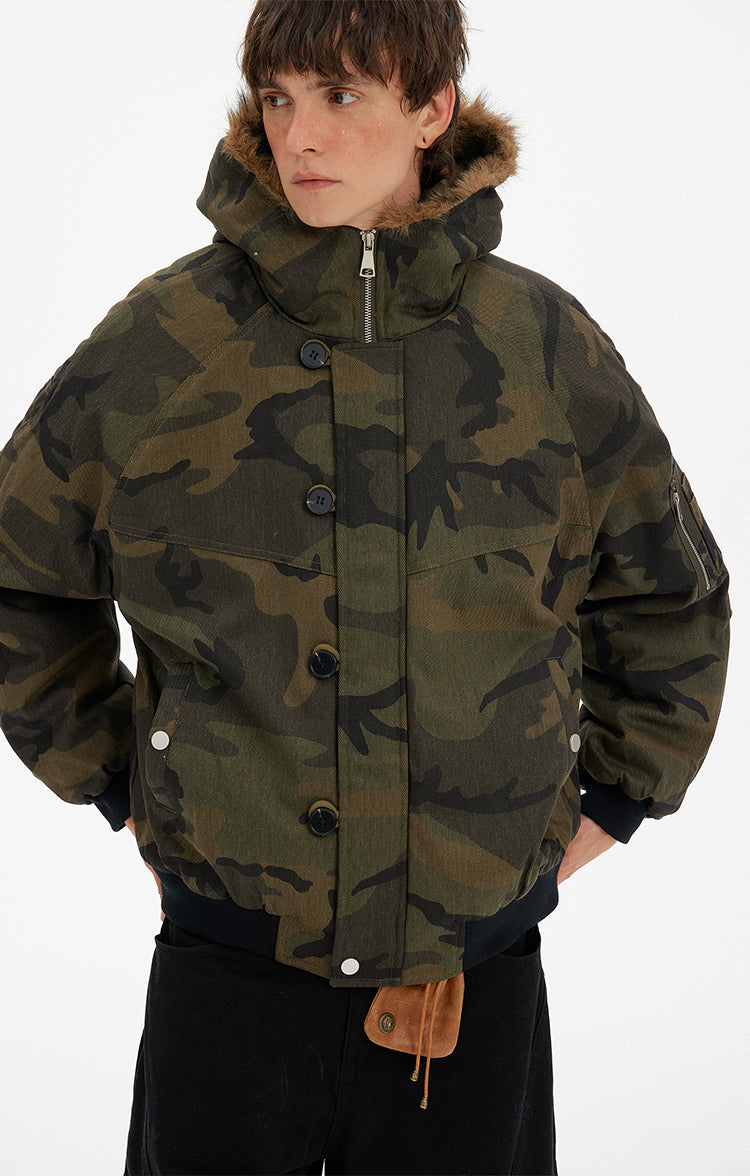 MADWITCH CAMO STREET PARKA JACKET #M1053