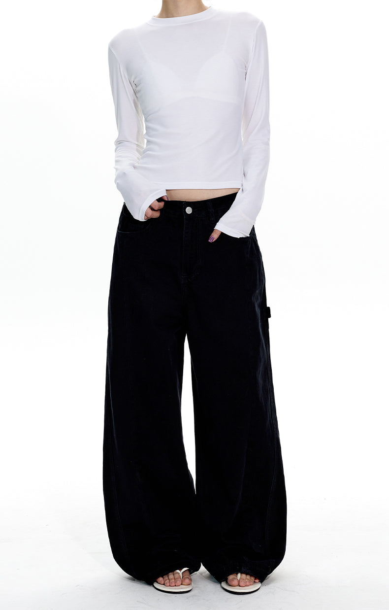 MADWITCH DECONSTRUCTED VINTAGE WORKWEAR JEANS #CK3590
