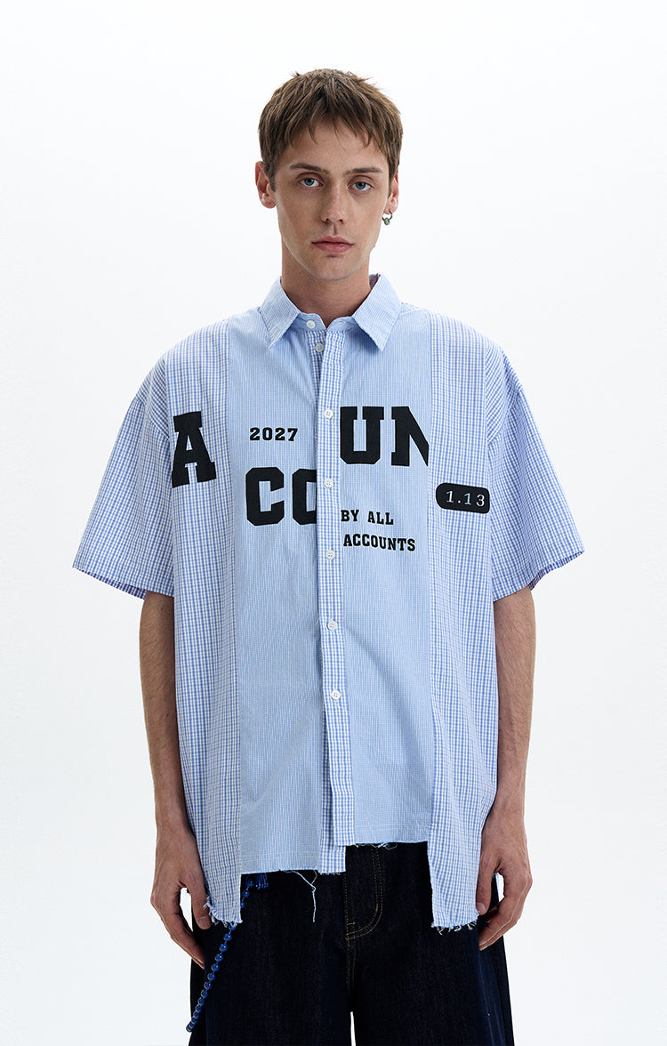 MADWIT RAW EDGE SHIRT #SS328