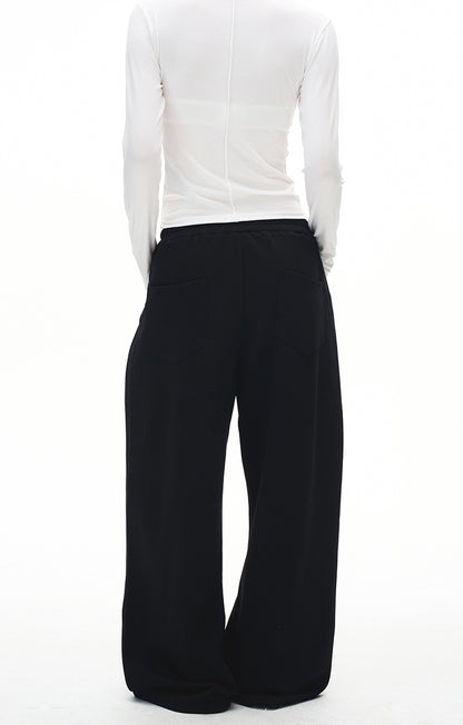 MADWITCH GREY WIDE LEG SWEATPANTS #C959
