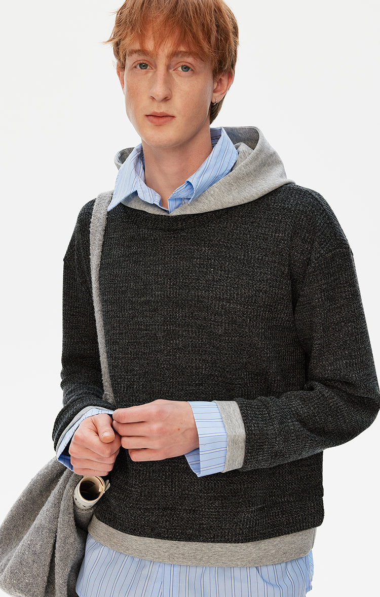 MADWITCH FAUX HOODED SWEATSHIRT #26012