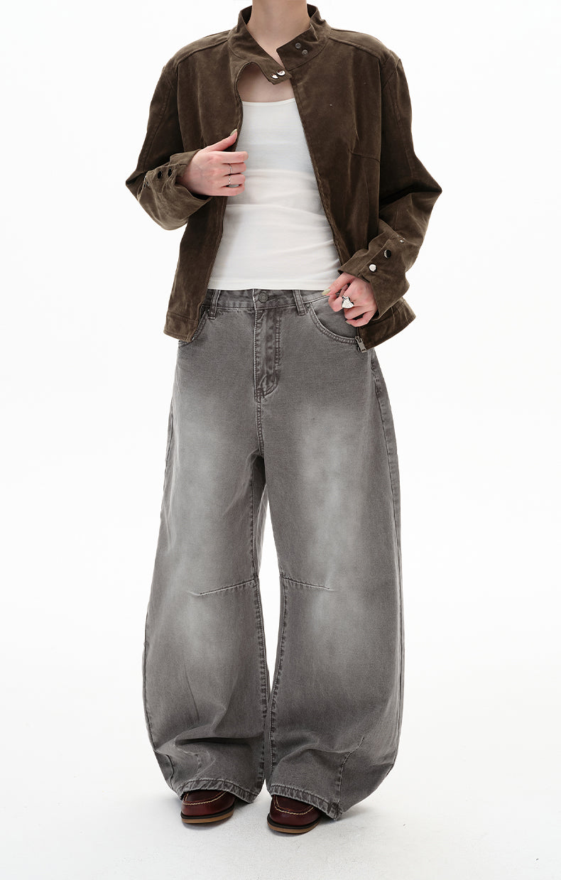 MADWITCH VINTAGE SLUNG JEANS #F9058