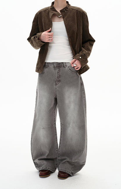MADWITCH VINTAGE SLUNG JEANS #F9058