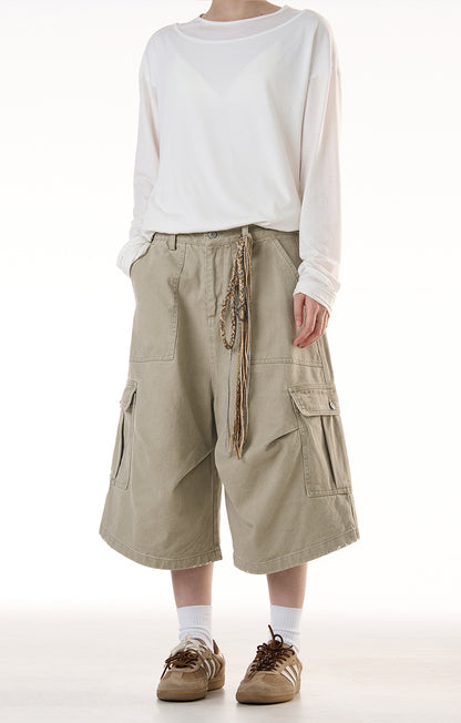 MADWITCH VINTAGE WORKWEAR SHORTS #CK238D