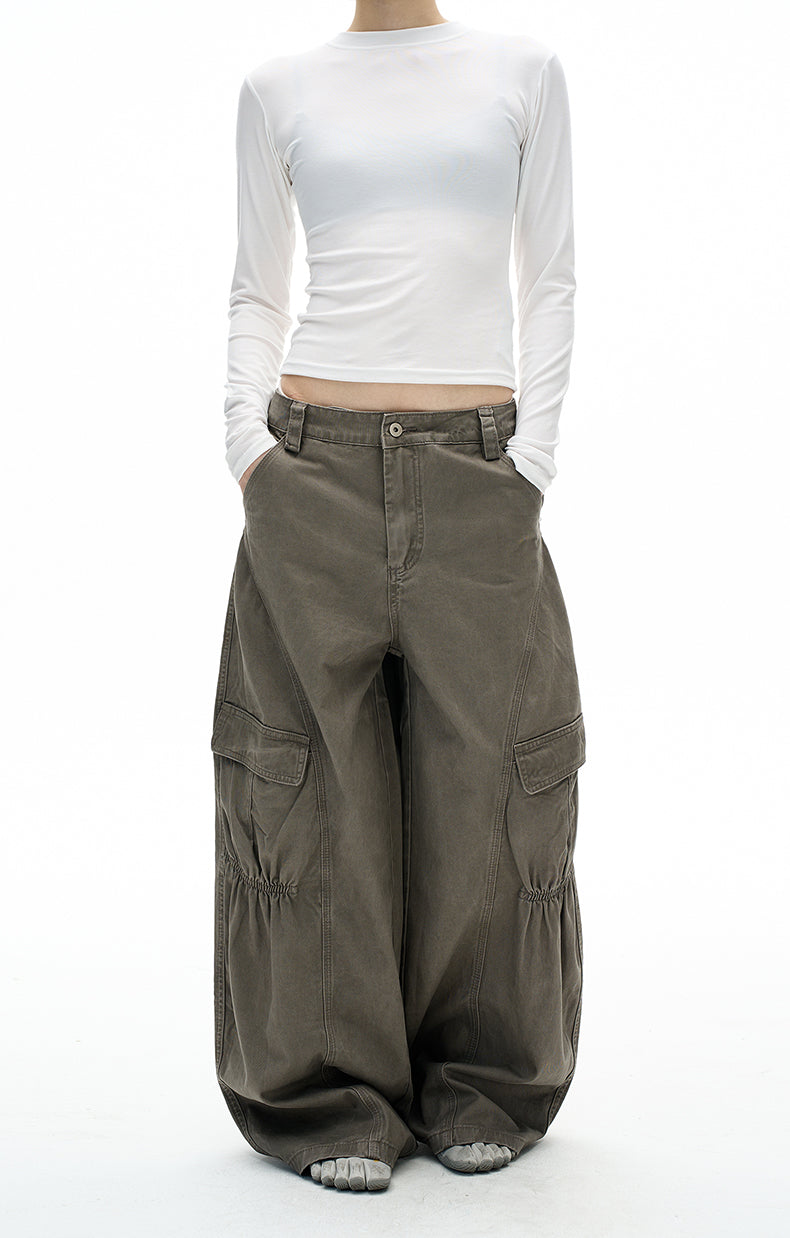 MADWITCH PLEAT CARGO PANTS #6230