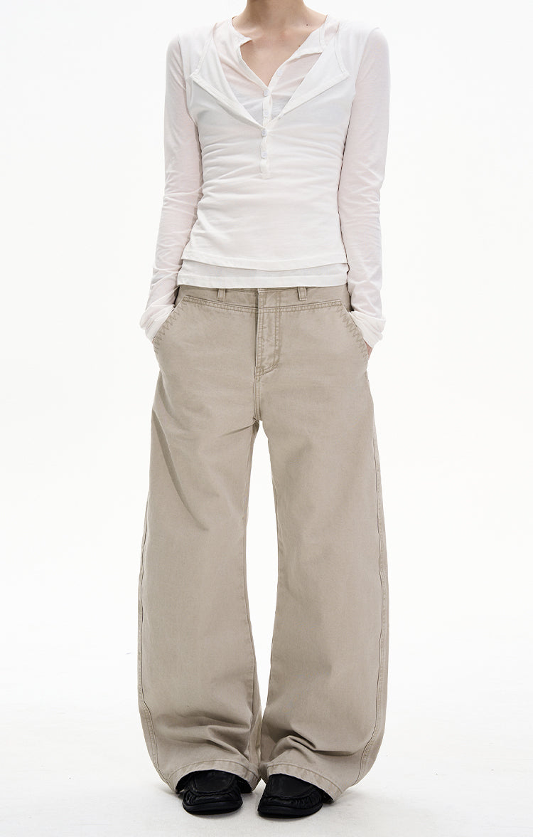 MADWITCH CLEAN SLUNG TROUSERS #CK3573