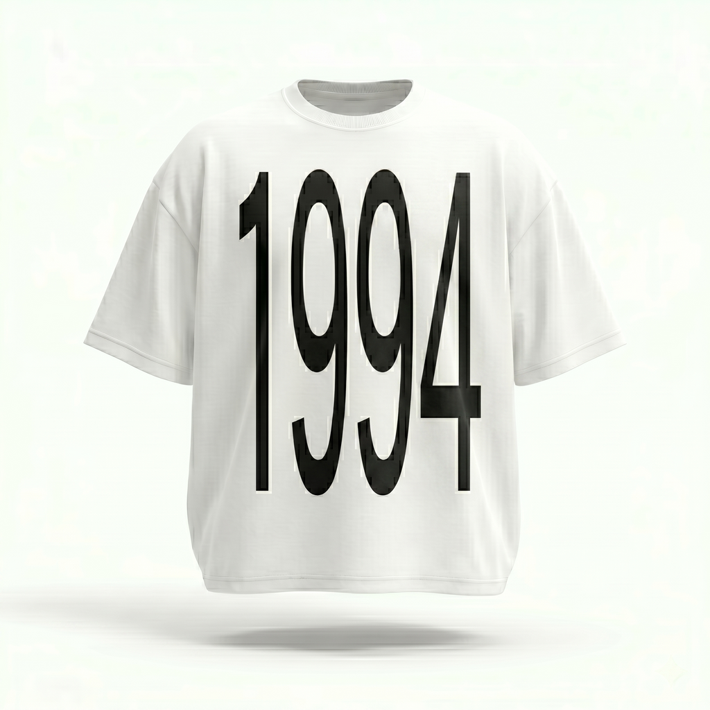 MADWITCH VINTAGE YEAR PRINT TEE #M1116