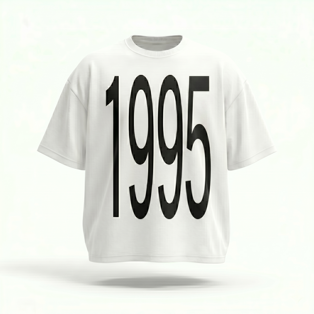 MADWITCH VINTAGE YEAR PRINT TEE #M1116