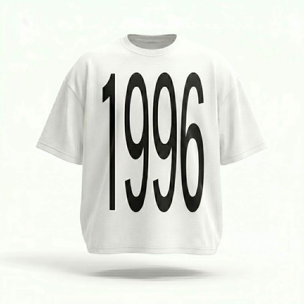 MADWITCH VINTAGE YEAR PRINT TEE #M1116