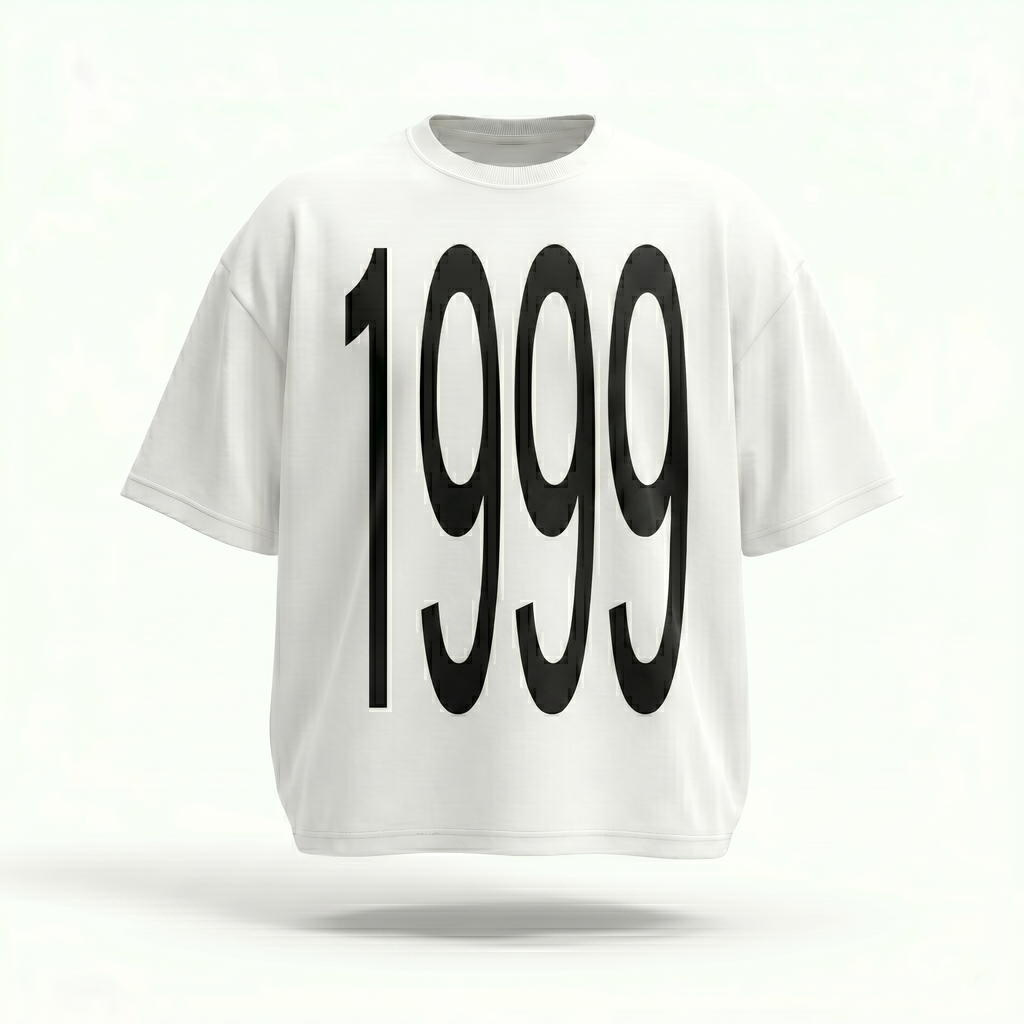 MADWITCH VINTAGE YEAR PRINT TEE #M1116