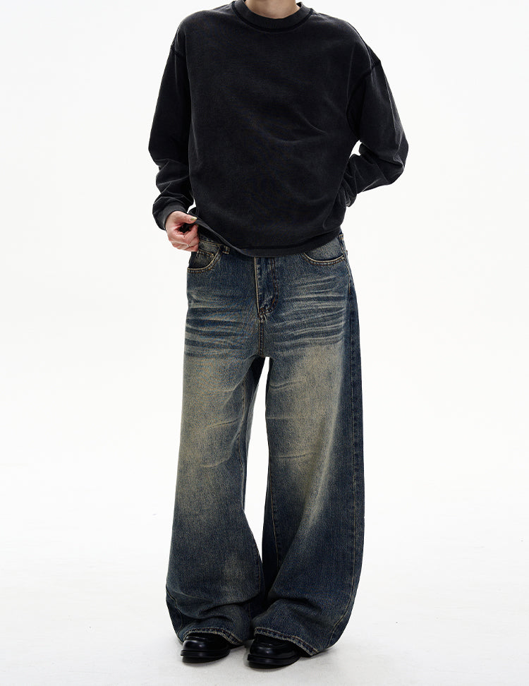 MADWITCH VINTAGE WIDE JEANS #8612