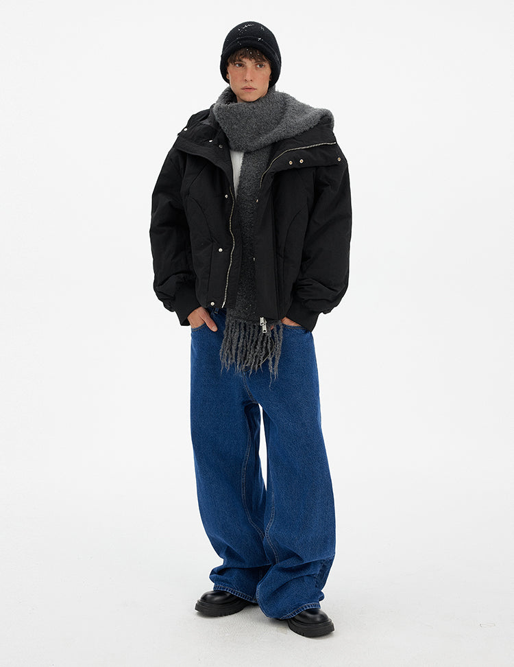 MADWITCH DECONSTRUCTED HOODED DOWN JACKET #N1715