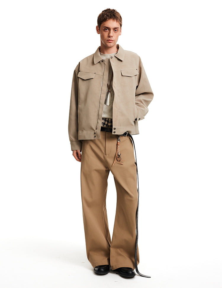 MADWITCH BARN SUEDE JACKET #C346Q25
