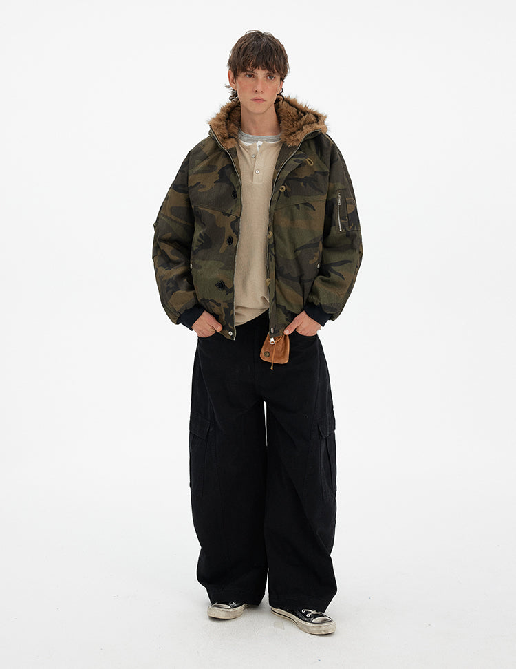 MADWITCH CAMO STREET PARKA JACKET #M1053