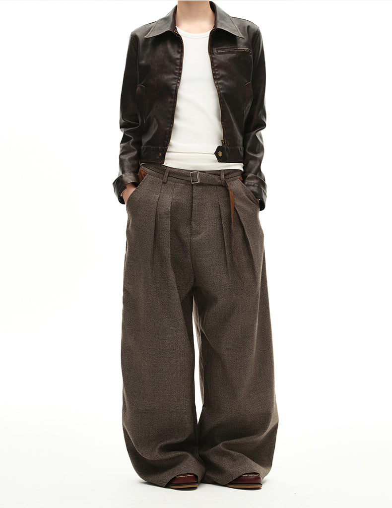 MADWITCH HOUND PLEAT TROUSERS #C933