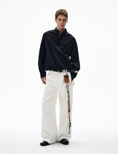 MADWITCH UNISEX HALF-ZIP PULLOVER SHIRT #C248Q25