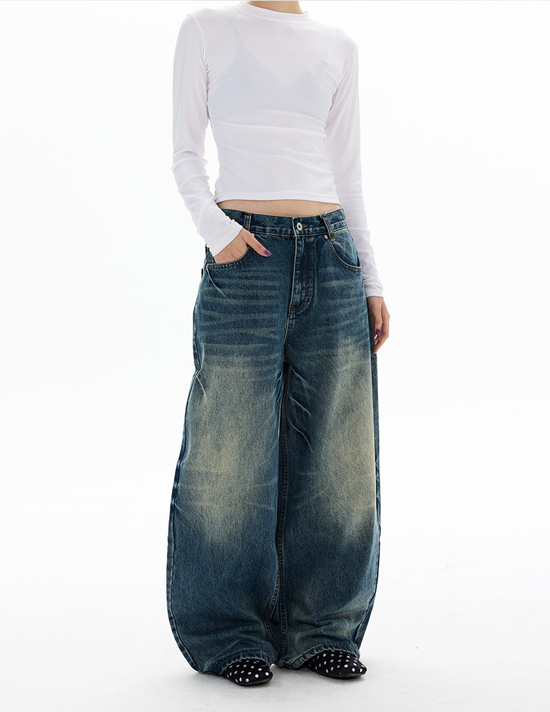 MADWITCH VINTAGE WASHED VIBE JEANS #CK9737