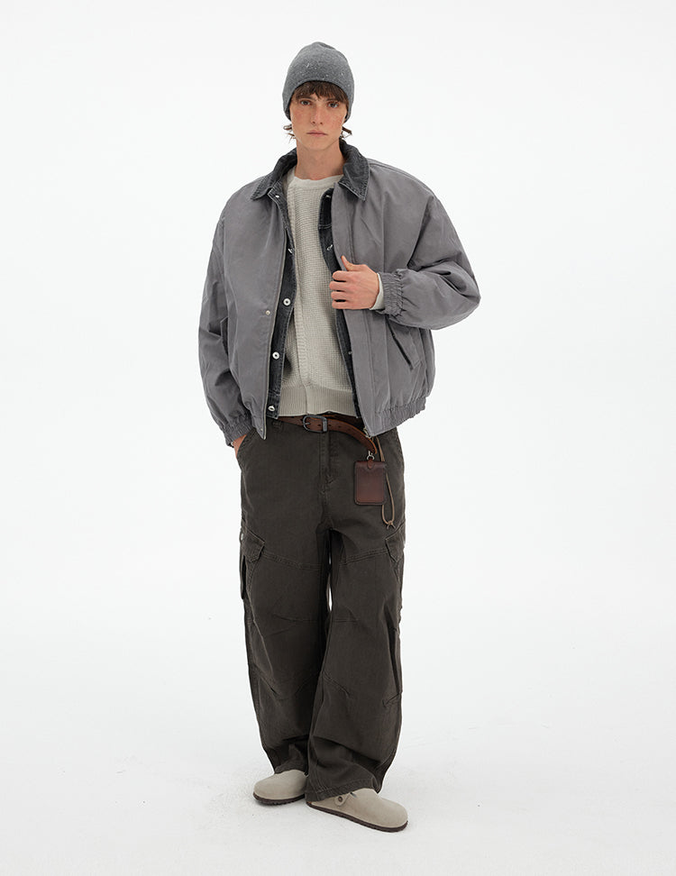 MADWITCH RETRO LAYERED PUFFER JACKET #UN25013