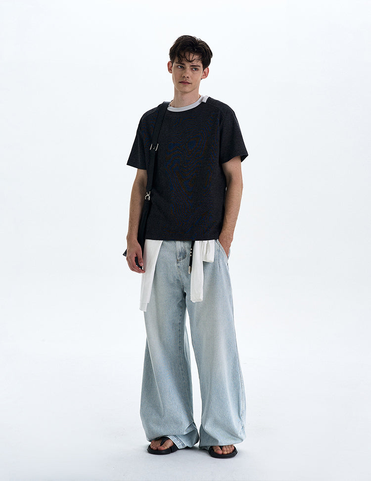 MADWITCH DECONSTRUCTED CASUAL TEE #25089