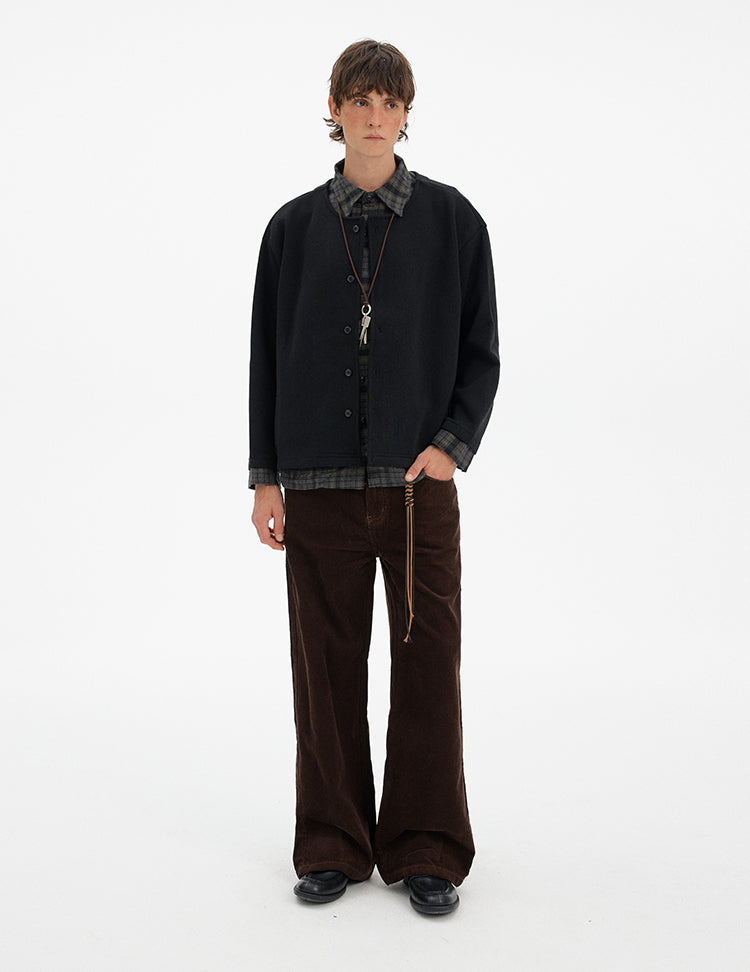 MADWITCH OLD MONEY LAYERED KNIT CARDIGAN #25505