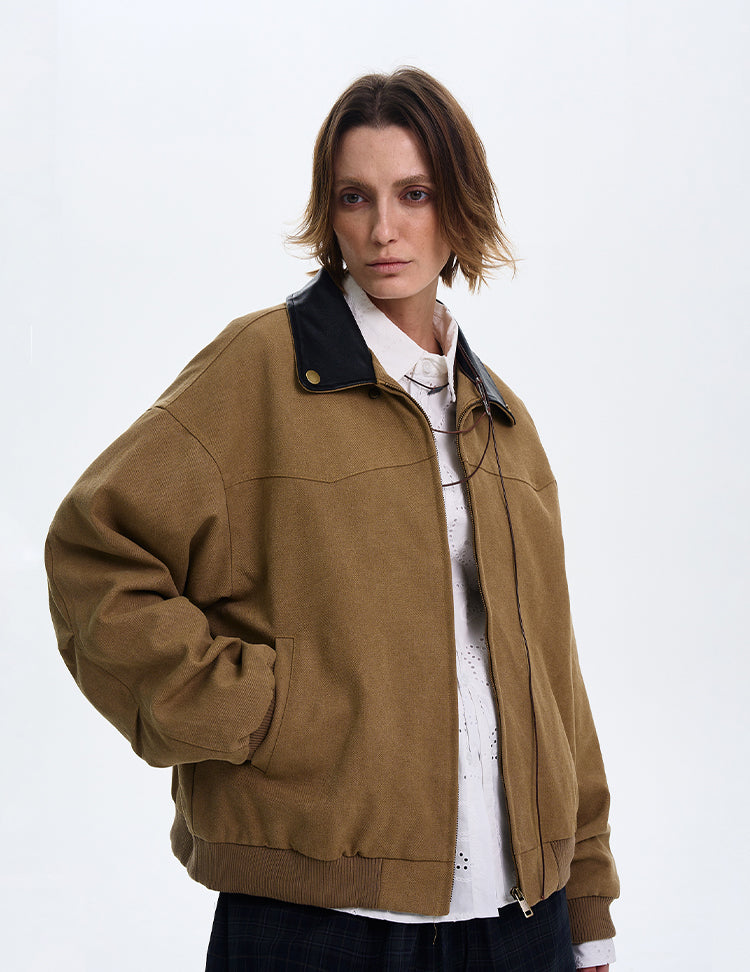 MADWITCH BARN STYLE COLOR-BLOCK JACKET #W218
