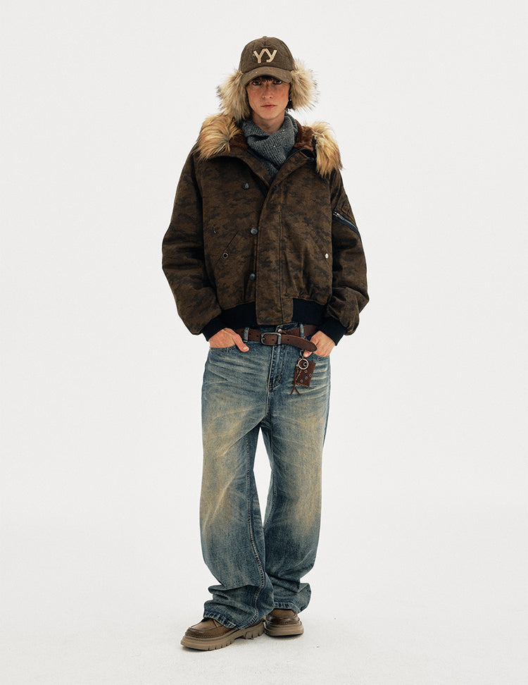 MADWITCH CAMO SHEAR PARKA #AW25123