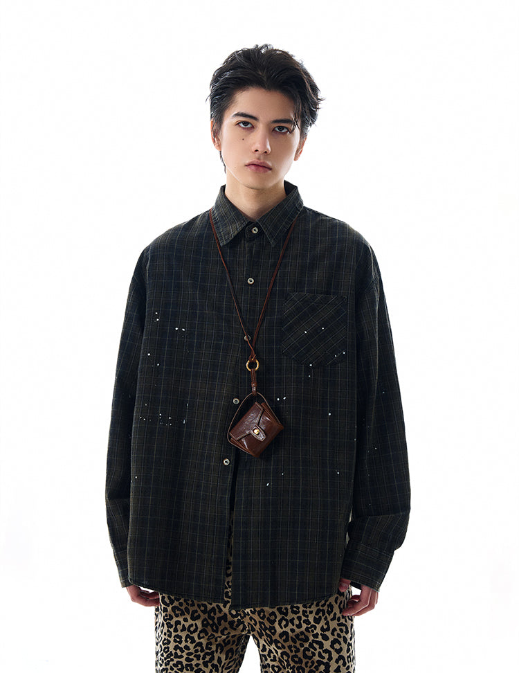 MADWITCH SPRING PLAID SHIRT #CS99